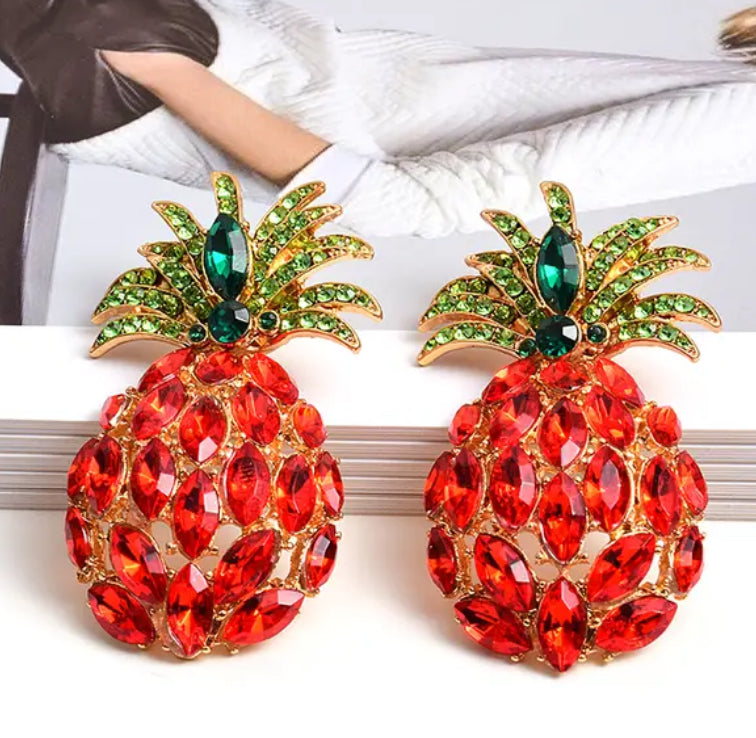 Blackpine Sparkling Pineapple Earring