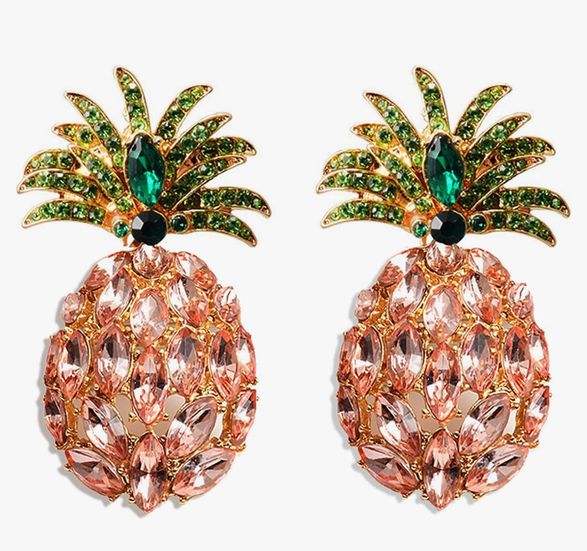 Blackpine Sparkling Pineapple Earring